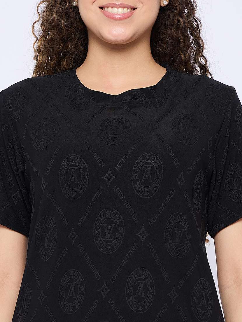 women printed nightwear pyjama set - 21765292 -  Standard Image - 5