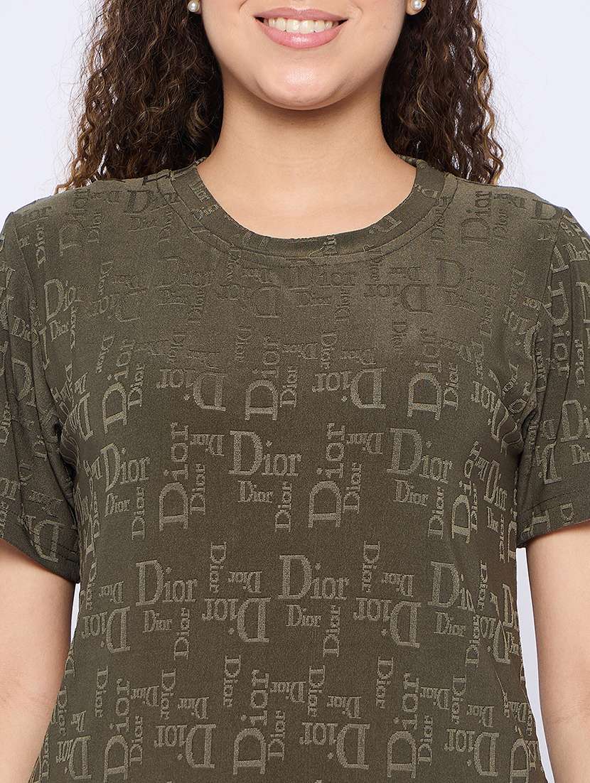 women printed nightwear pyjama set - 21765296 -  Standard Image - 5