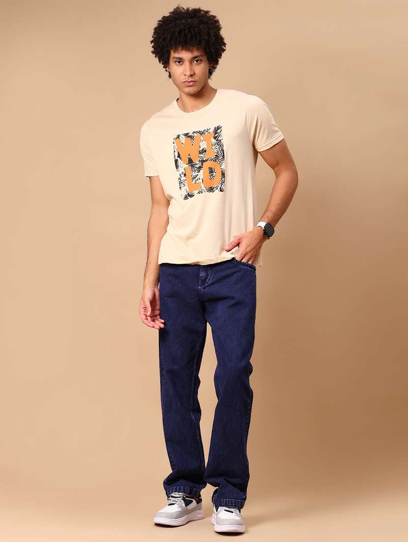 men printed short sleeve regular fit t-shirt - 21765353 -  Standard Image - 3