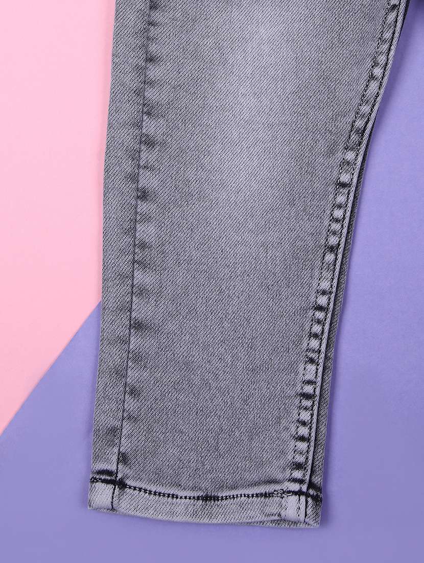 boys solid mid rise slim fit jean - 21765415 -  Standard Image - 3