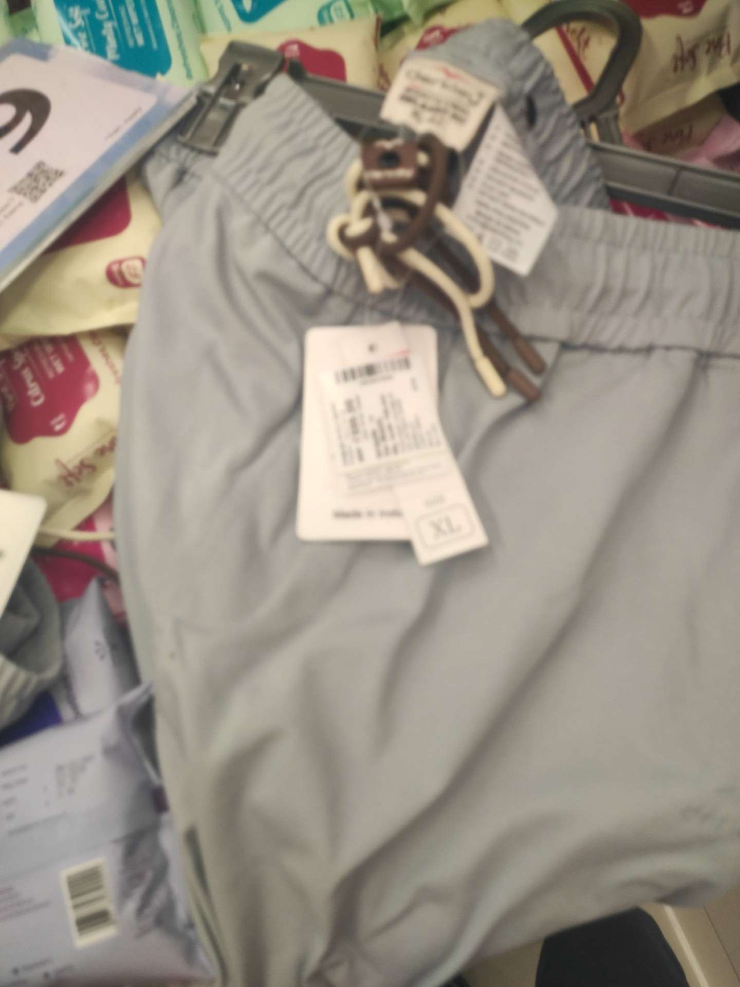 light grey polyester track pant - 21765458 - Zoom Image - 0