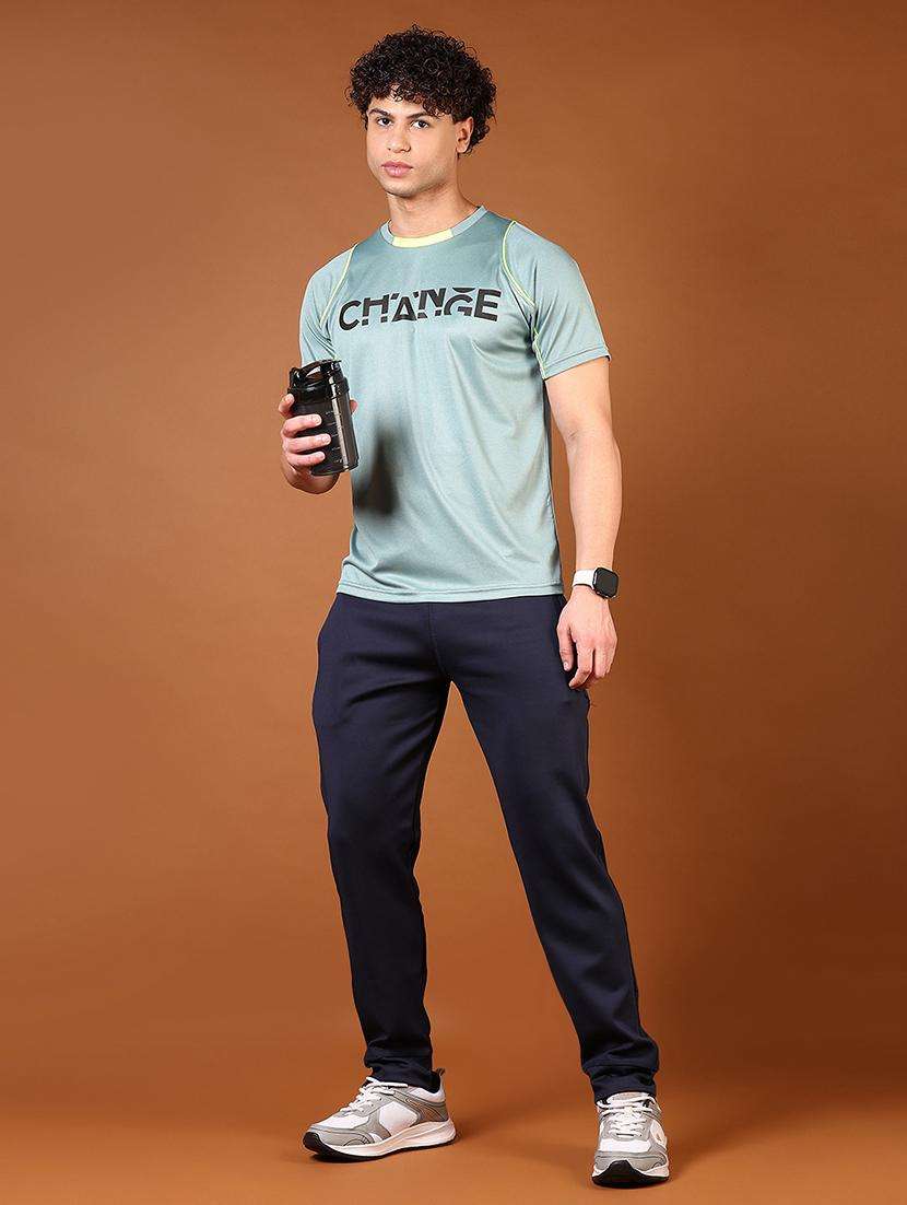 men typographic printed round neck t-shirt - 21765505 -  Standard Image - 3