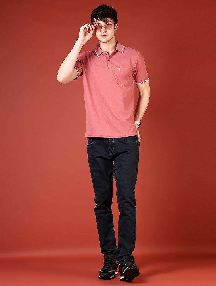men solid short sleeve regular fit polo t-shirt - 21765579 -  Standard Image - 3