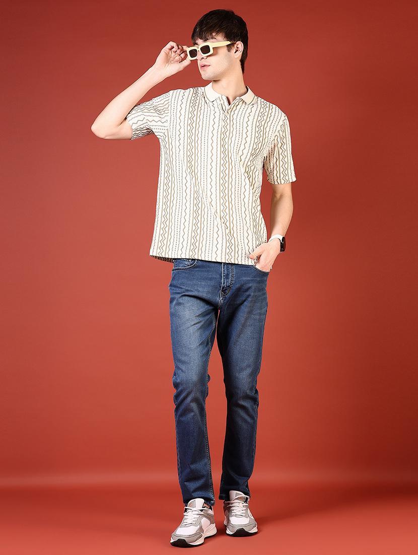 men printed short sleeve regular fit polo shirt - 21765608 - Standard Image - 3