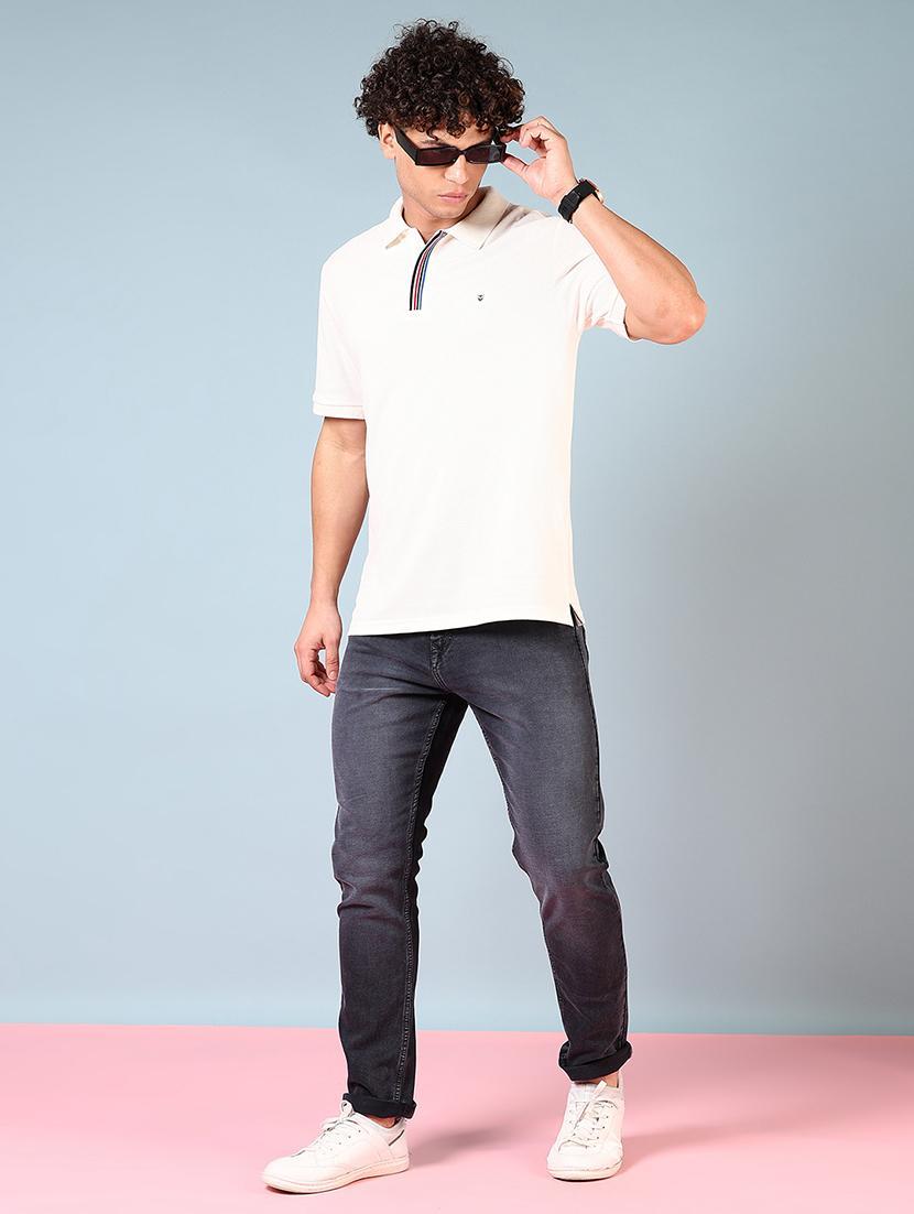 men solid short sleeve regular fit polo t-shirt - 21765612 - Standard Image - 3