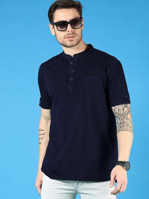 men solid short sleeve regular fit shirt - 21765626 - Standard Image - 0