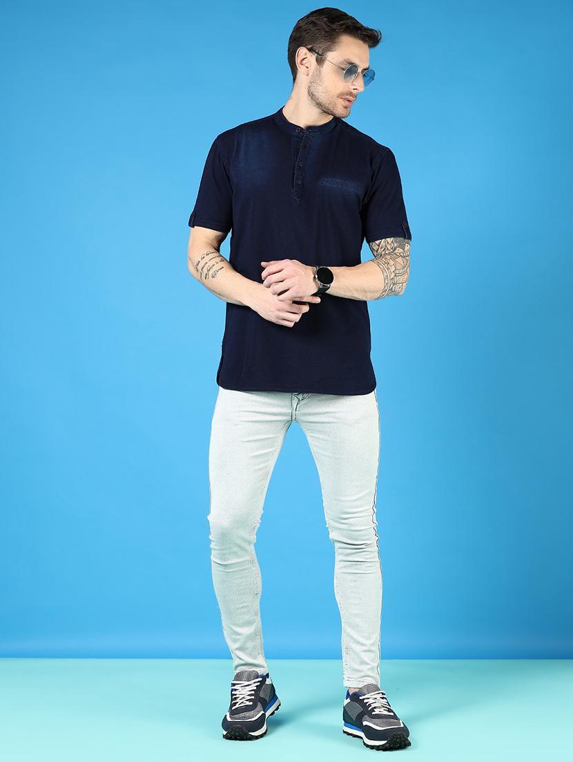 men solid short sleeve regular fit shirt - 21765629 - Standard Image - 3