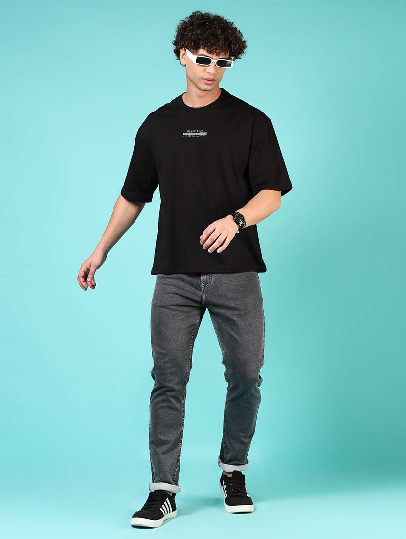 men short sleeves front & back print t-shirt - 21765664 -  Standard Image - 3