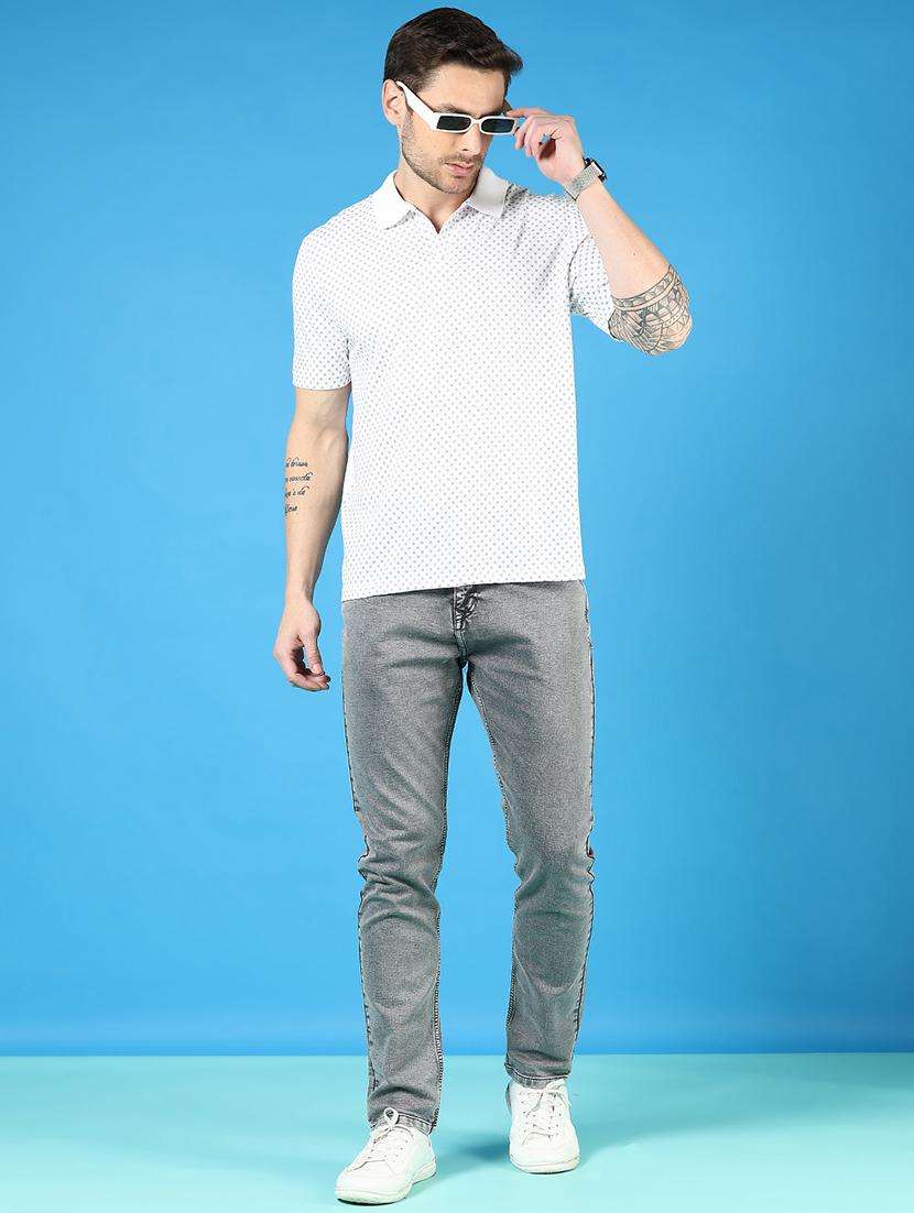 men printed short sleeve regular fit polo t-shirt - 21765671 -  Standard Image - 3