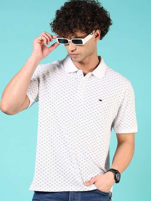 men printed short sleeve regular fit polo t-shirt - 21765674 -  Standard Image - 0