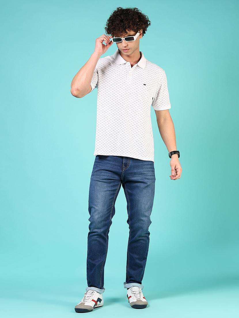 men printed short sleeve regular fit polo t-shirt - 21765674 - Standard Image - 3