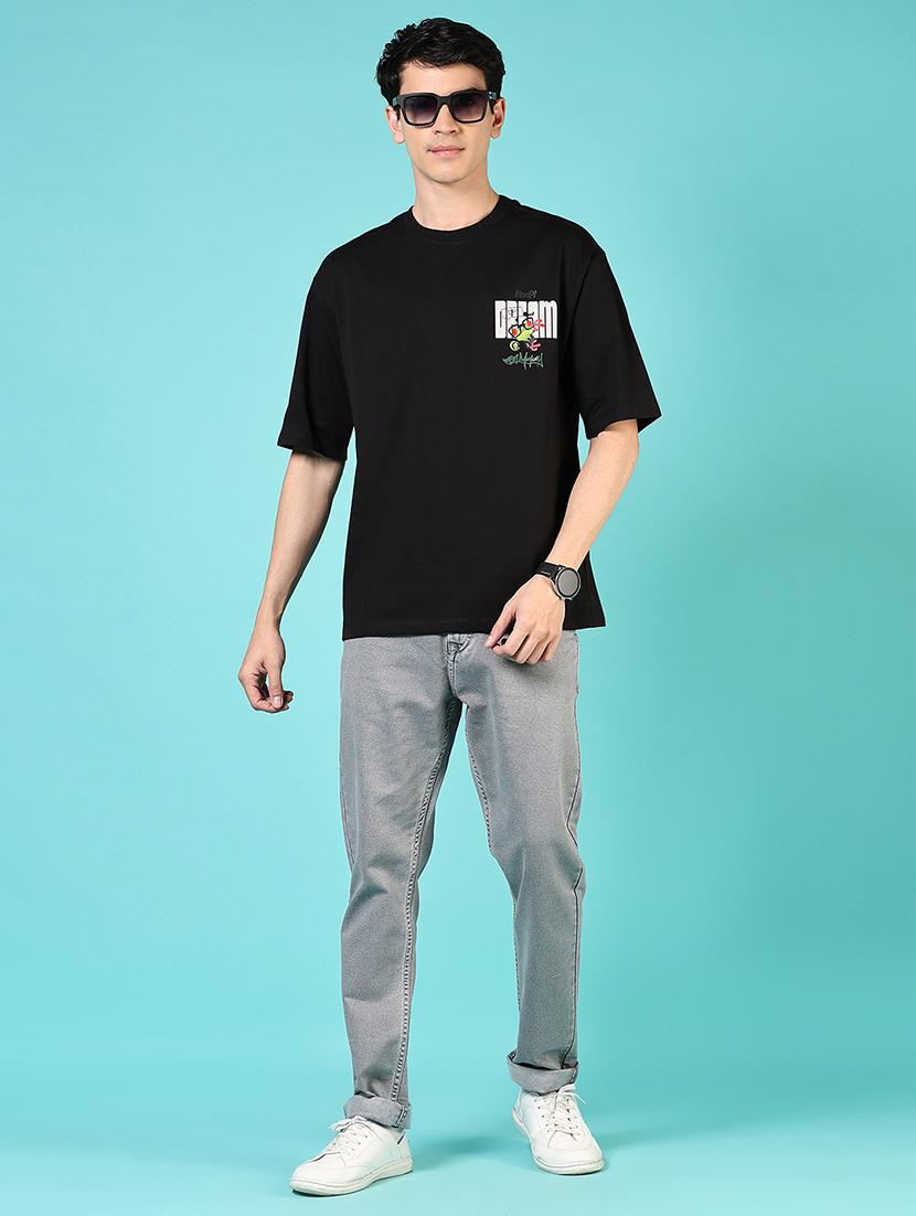 men round neck front & back print t-shirt - 21765676 - Standard Image - 3