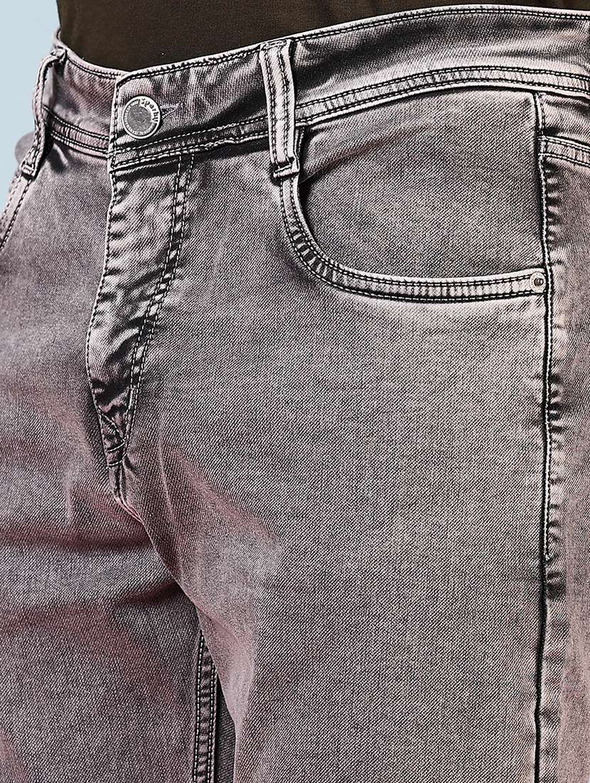 men solid mid rise slim fit jean - 21765771 -  Standard Image - 5