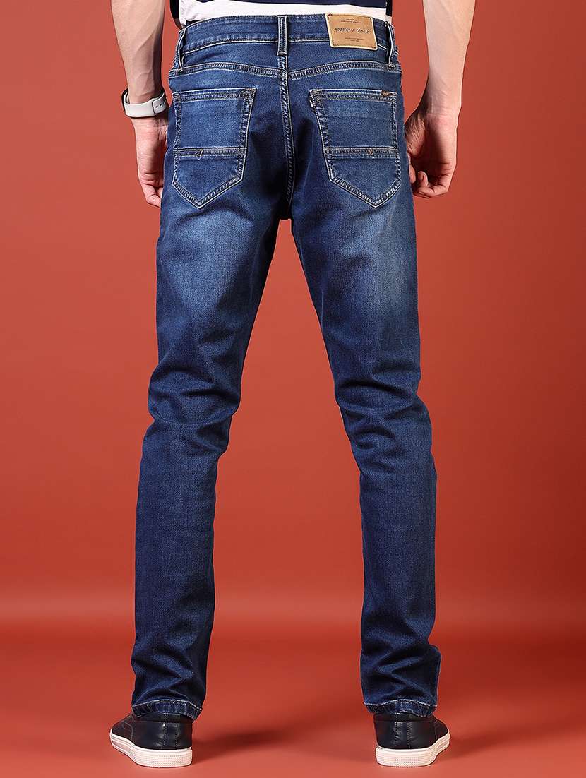men solid mid rise slim fit jean - 21765772 -  Standard Image - 3