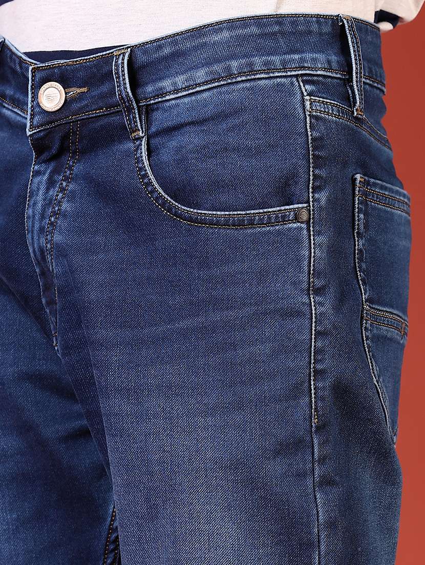 men solid mid rise slim fit jean - 21765772 -  Standard Image - 5