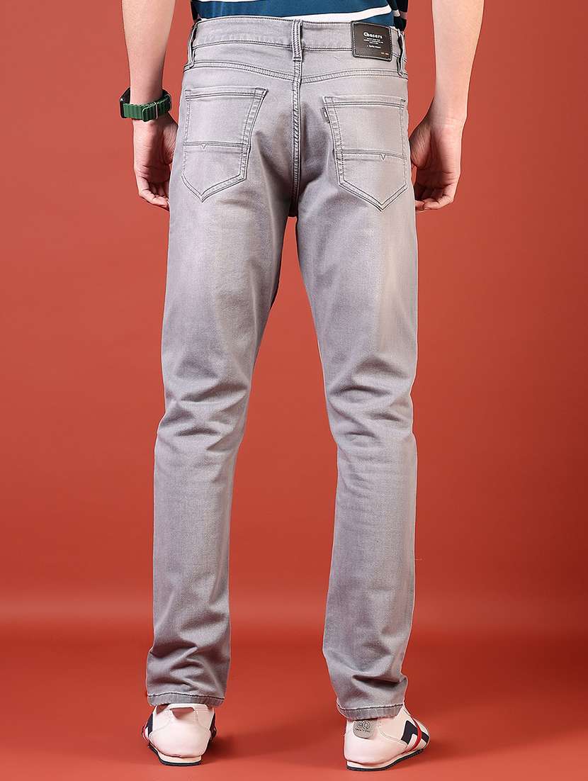 men solid mid rise slim fit jean - 21765778 -  Standard Image - 3