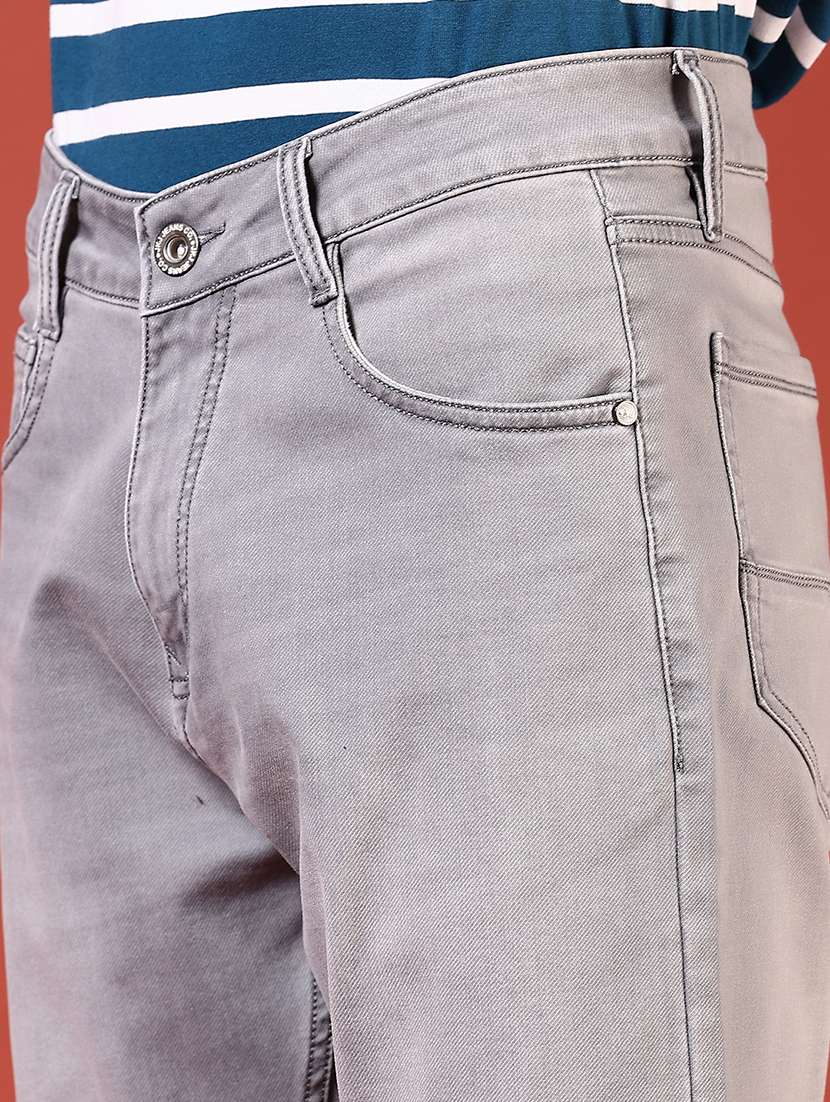 men solid mid rise slim fit jean - 21765778 -  Standard Image - 5