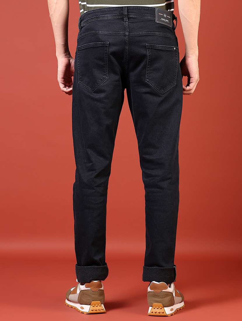 men solid mid rise slim fit jean - 21765792 -  Standard Image - 3