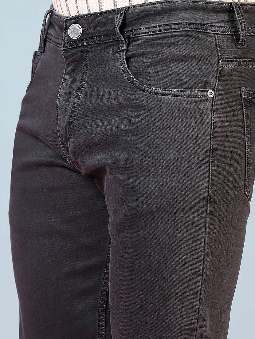 men solid mid rise slim fit jean - 21765794 -  Standard Image - 5