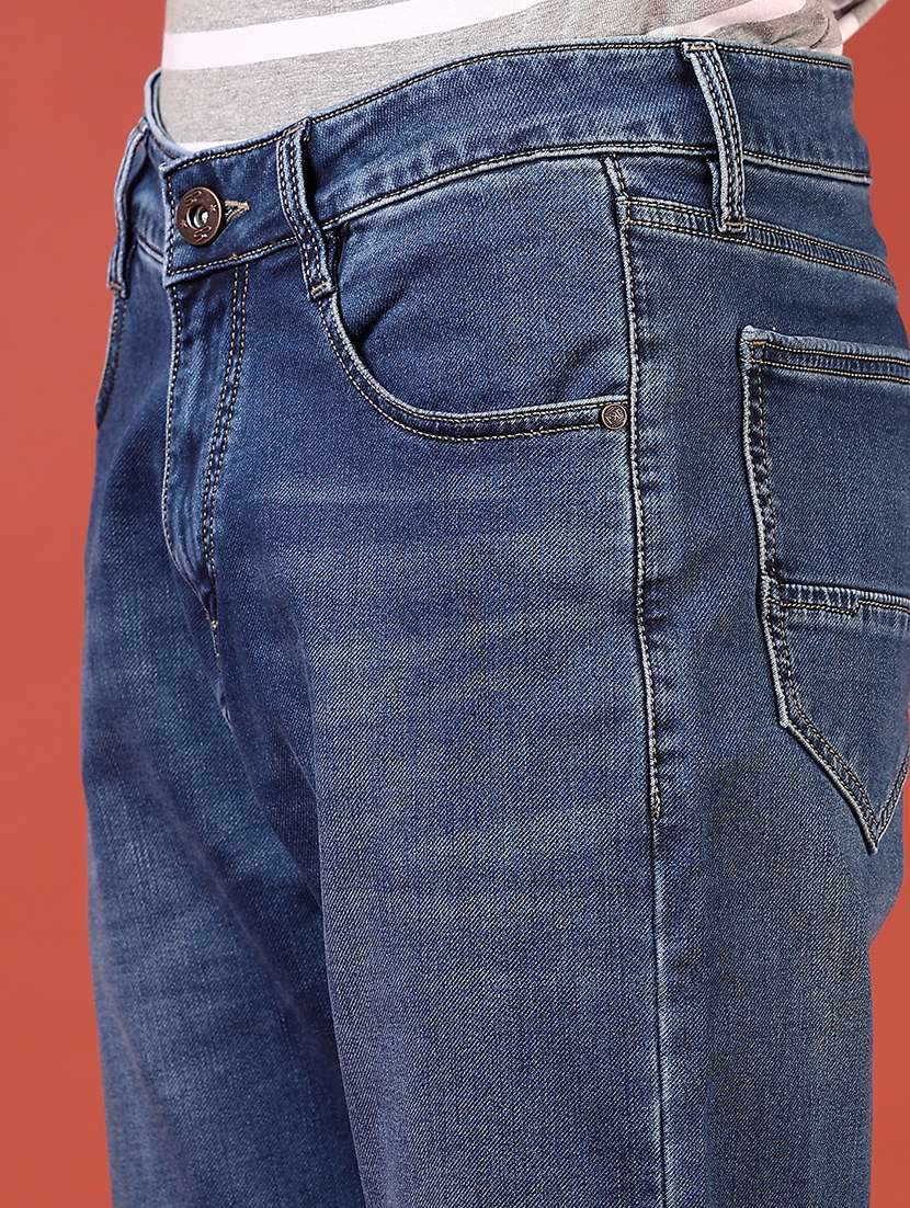 men solid mid rise slim fit jean - 21765799 -  Standard Image - 5