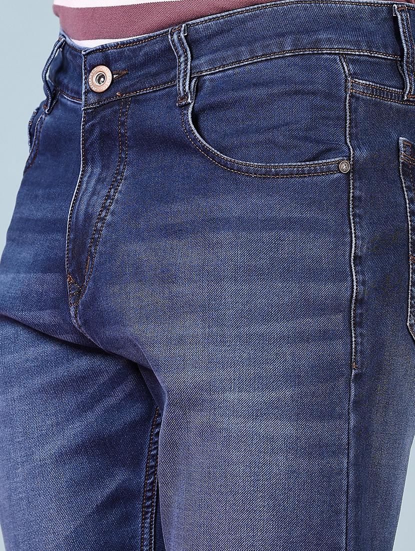 men solid mid rise slim fit jean - 21765802 - Standard Image - 5