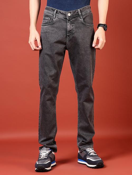 men solid mid rise slim fit jean - 21765806 - Standard Image - 0