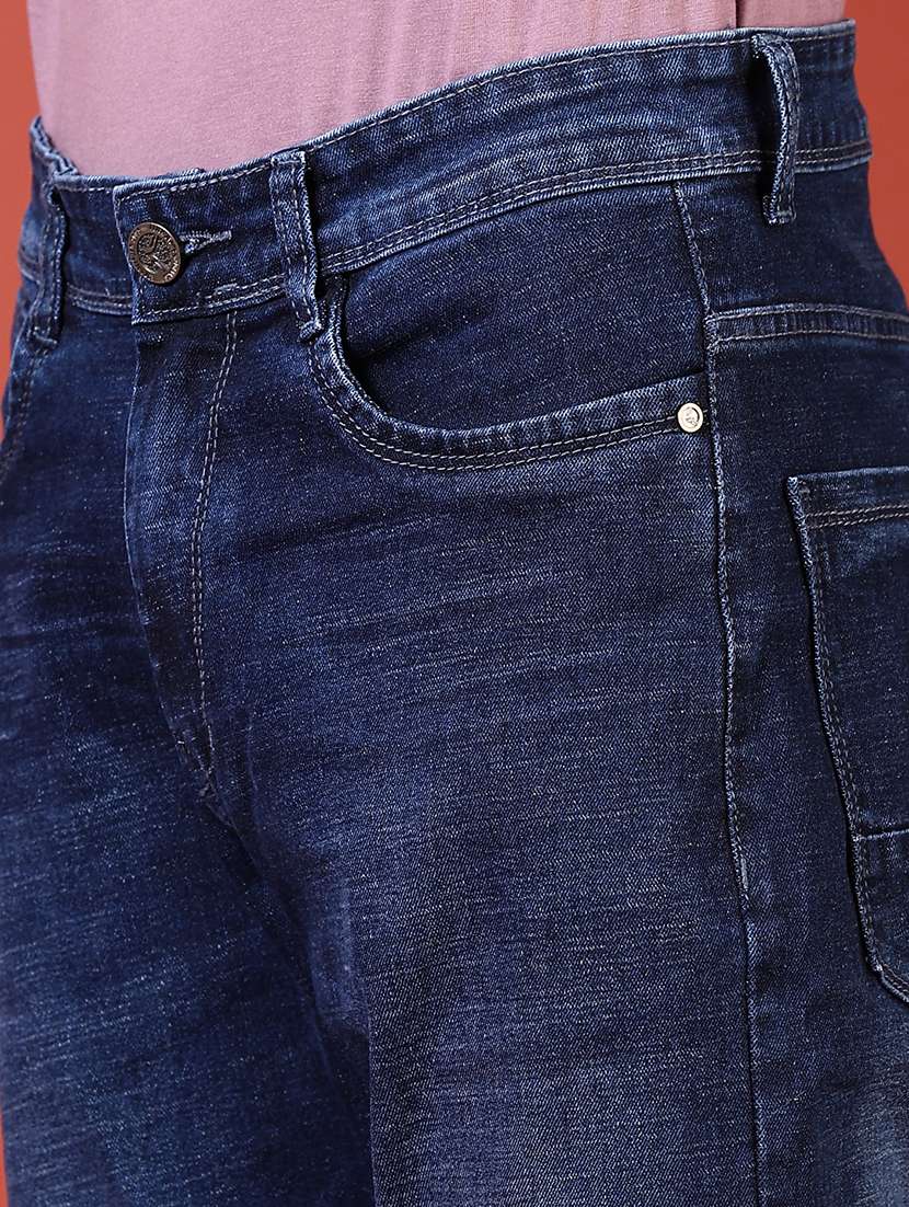 men solid mid rise slim fit jean - 21765809 -  Standard Image - 5