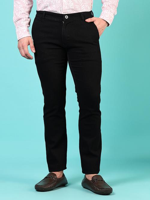 men solid mid rise slim fit jean - 21765817 - Standard Image - 0