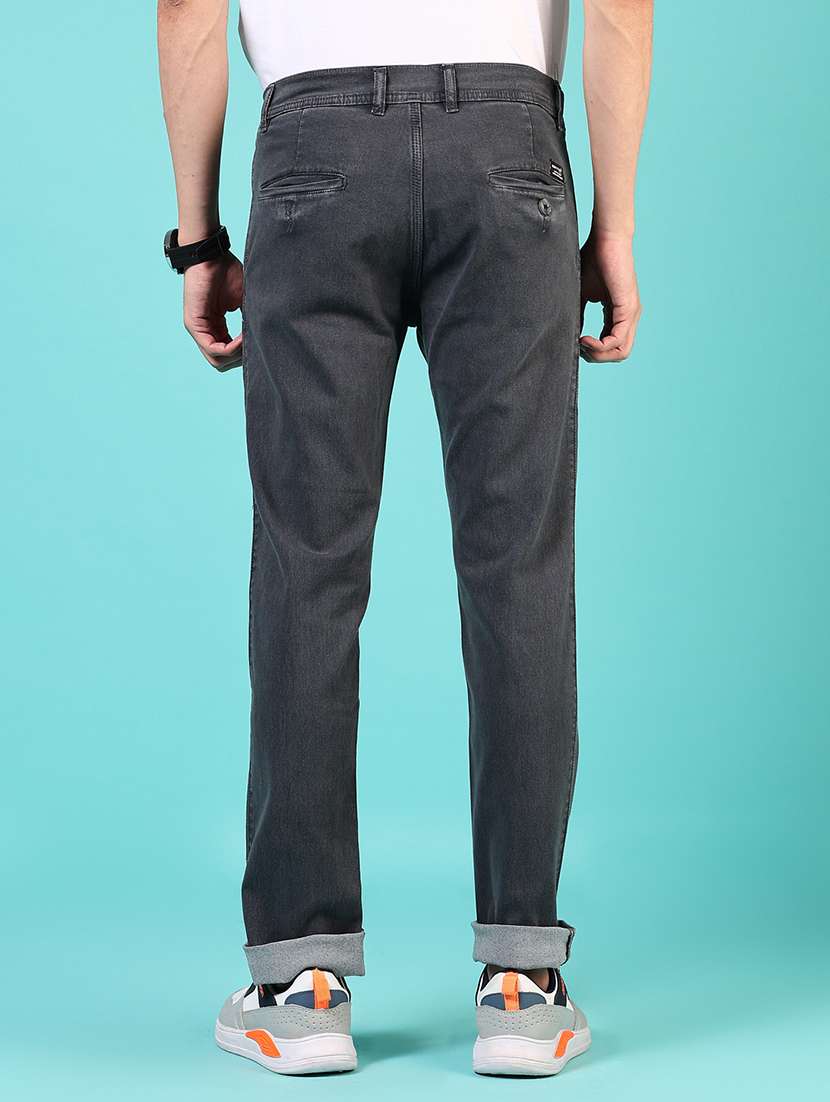 men solid mid rise straight fit jean - 21765819 -  Standard Image - 3