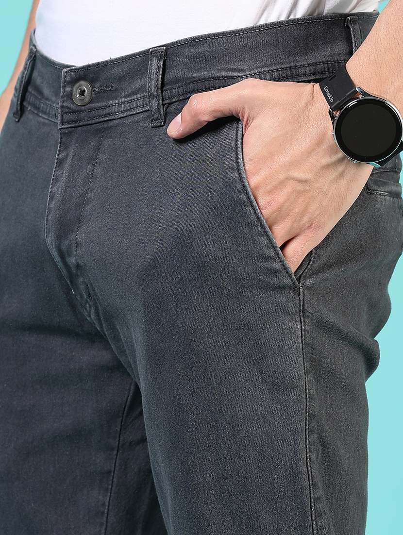 men solid mid rise straight fit jean - 21765819 -  Standard Image - 5