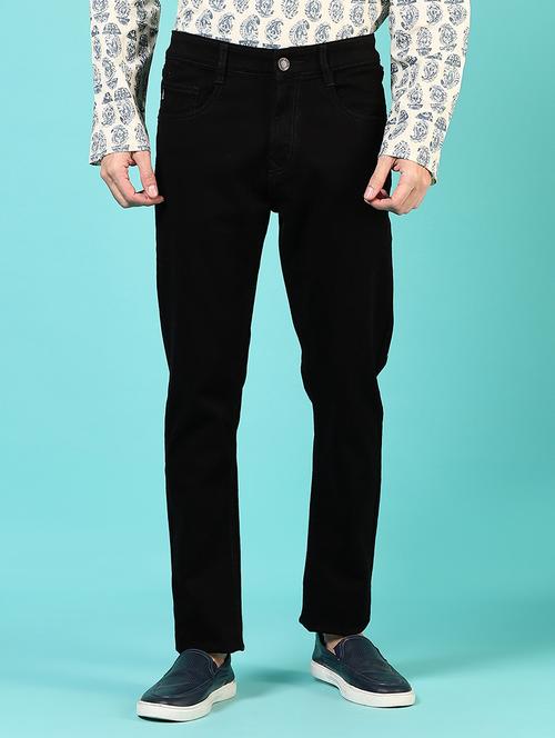 men solid mid rise slim fit jean - 21765821 - Standard Image - 0