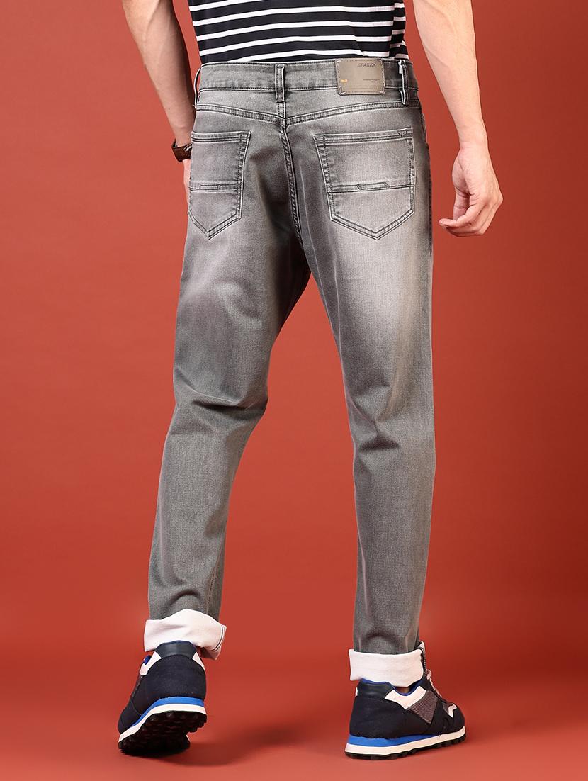 men solid mid rise relaxed fit jean - 21765822 - Standard Image - 3