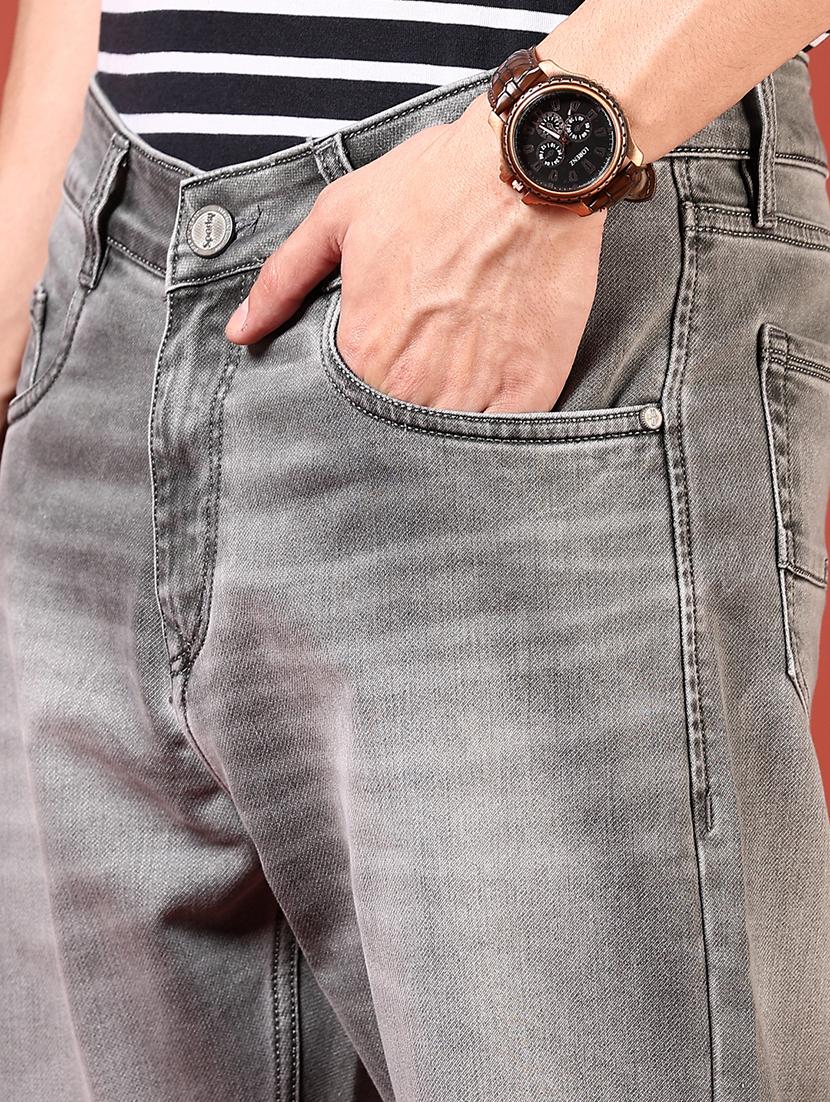 men solid mid rise relaxed fit jean - 21765822 - Standard Image - 5