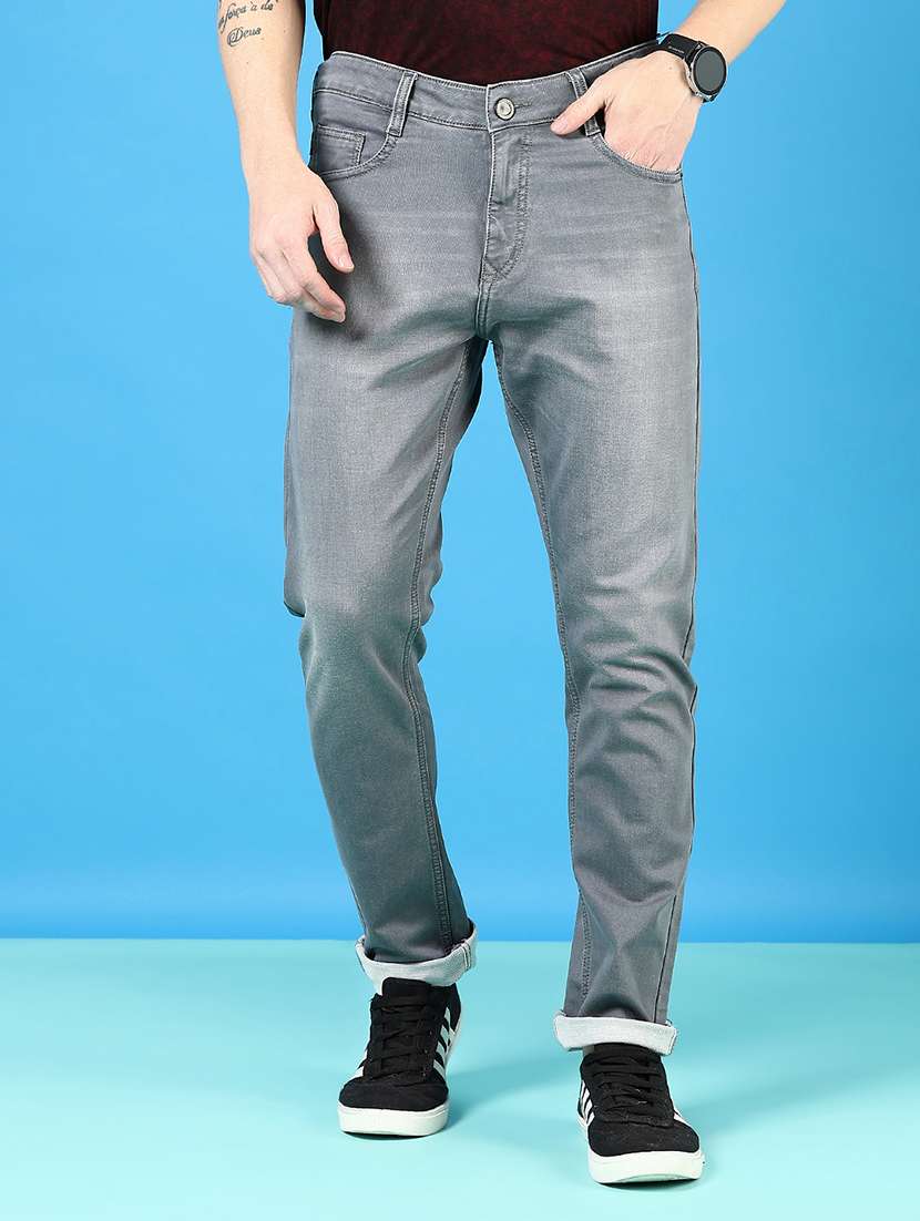 men solid mid rise relaxed fit jean - 21765823 -  Zoom Image - 0