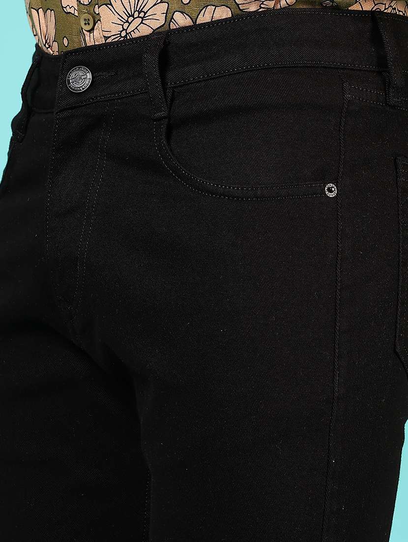 men solid mid rise slim fit jean - 21765825 -  Standard Image - 5