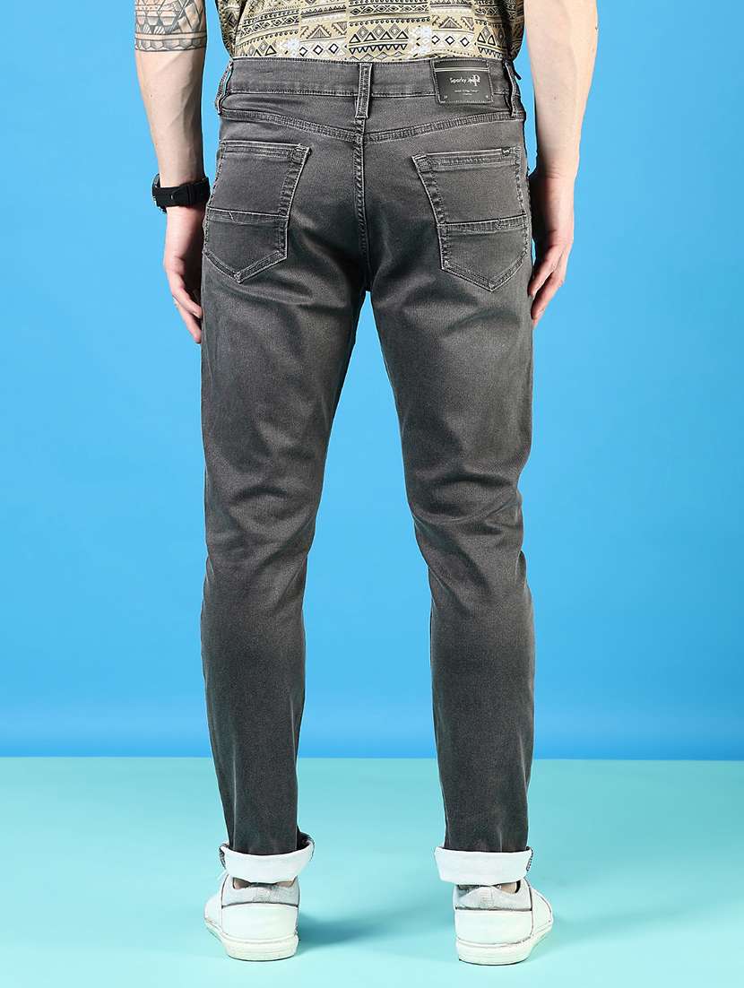 men solid mid rise slim fit jean - 21765827 -  Standard Image - 3