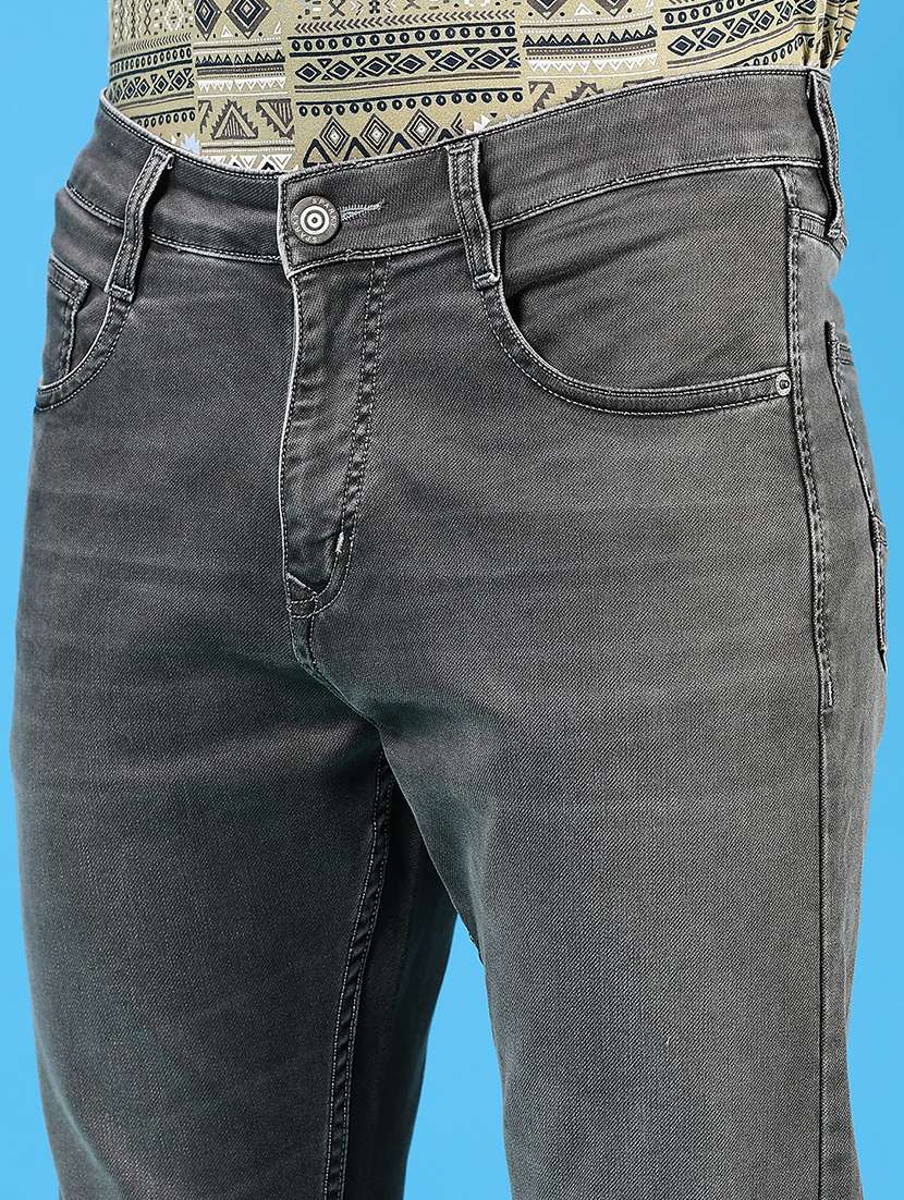 men solid mid rise slim fit jean - 21765827 -  Standard Image - 5