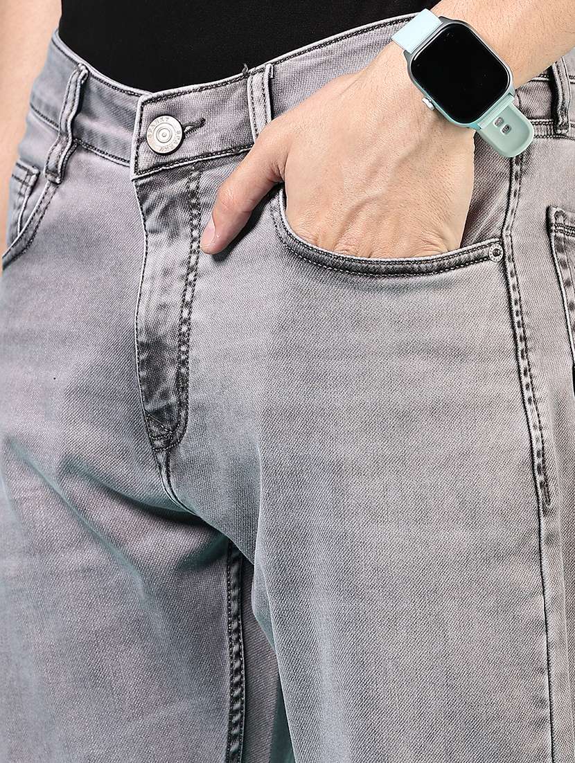 men solid mid rise relaxed fit jean - 21765831 -  Standard Image - 5