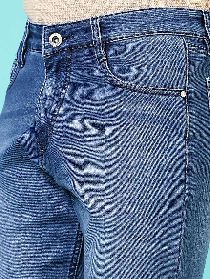 men solid mid rise slim fit jean - 21765834 -  Standard Image - 5