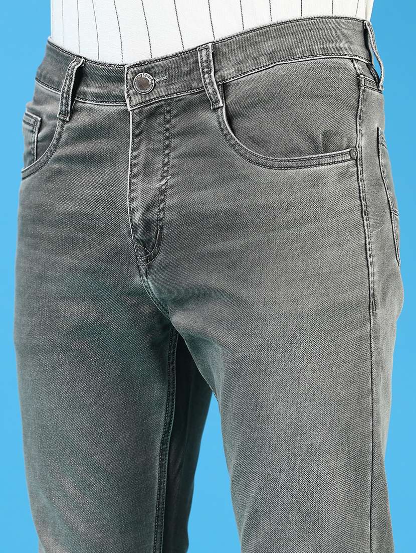 men solid mid rise slim fit jean - 21765836 -  Standard Image - 5