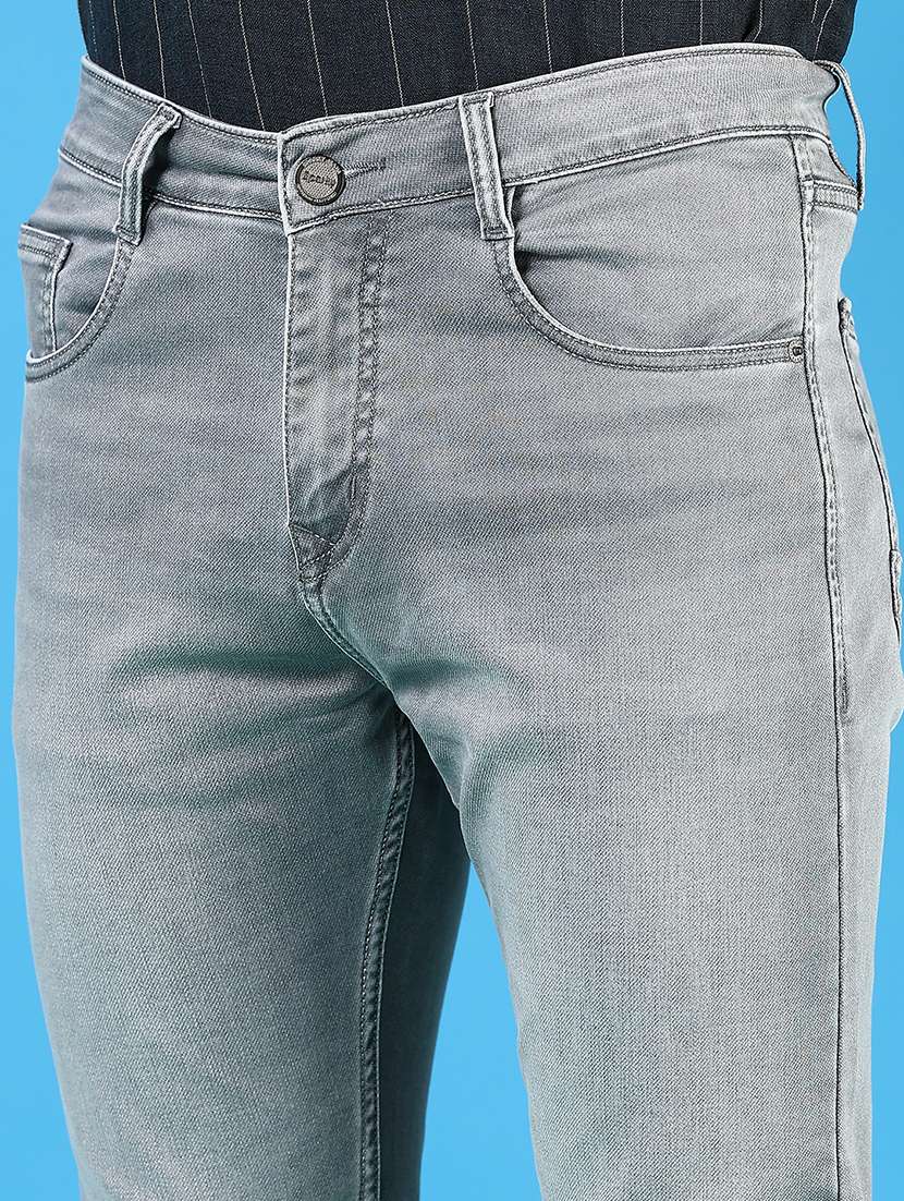 men solid mid rise slim fit jean - 21765838 - Standard Image - 5