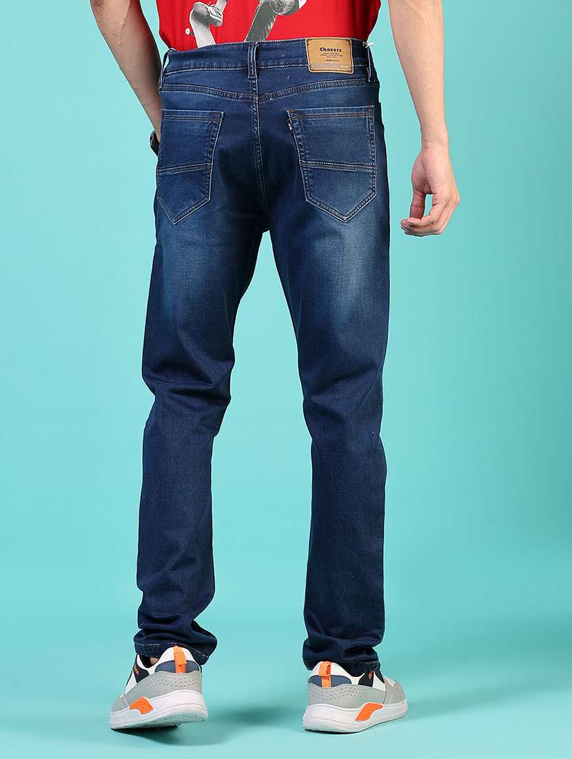 men solid mid rise relaxed fit jean - 21765843 - Standard Image - 3