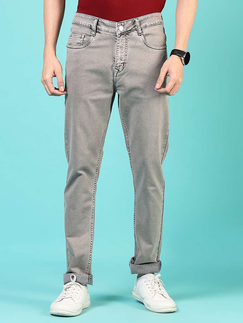 men solid mid rise relaxed fit jean - 21765857 - Zoom Image - 0