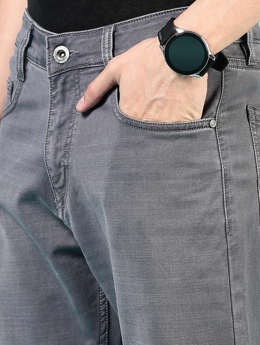 men solid mid rise relaxed fit jean - 21765863 - Standard Image - 5