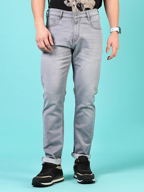 men solid mid rise slim fit jean - 21765864 -  Standard Image - 0