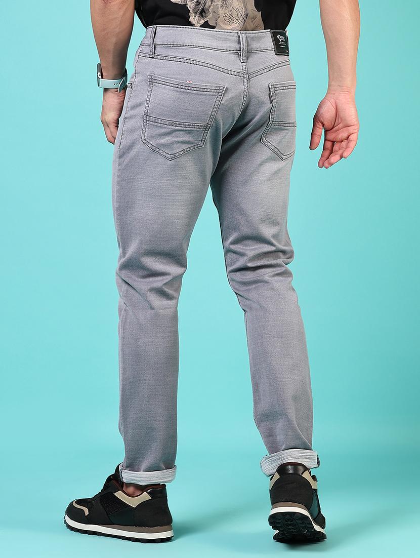 men solid mid rise slim fit jean - 21765864 - Standard Image - 3