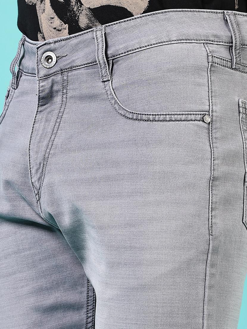 men solid mid rise slim fit jean - 21765864 - Standard Image - 5