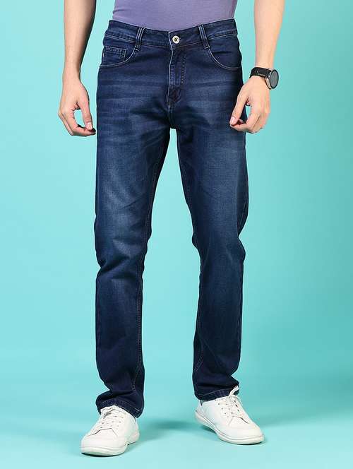 men solid mid rise relaxed fit jean - 21765868 -  Standard Image - 0