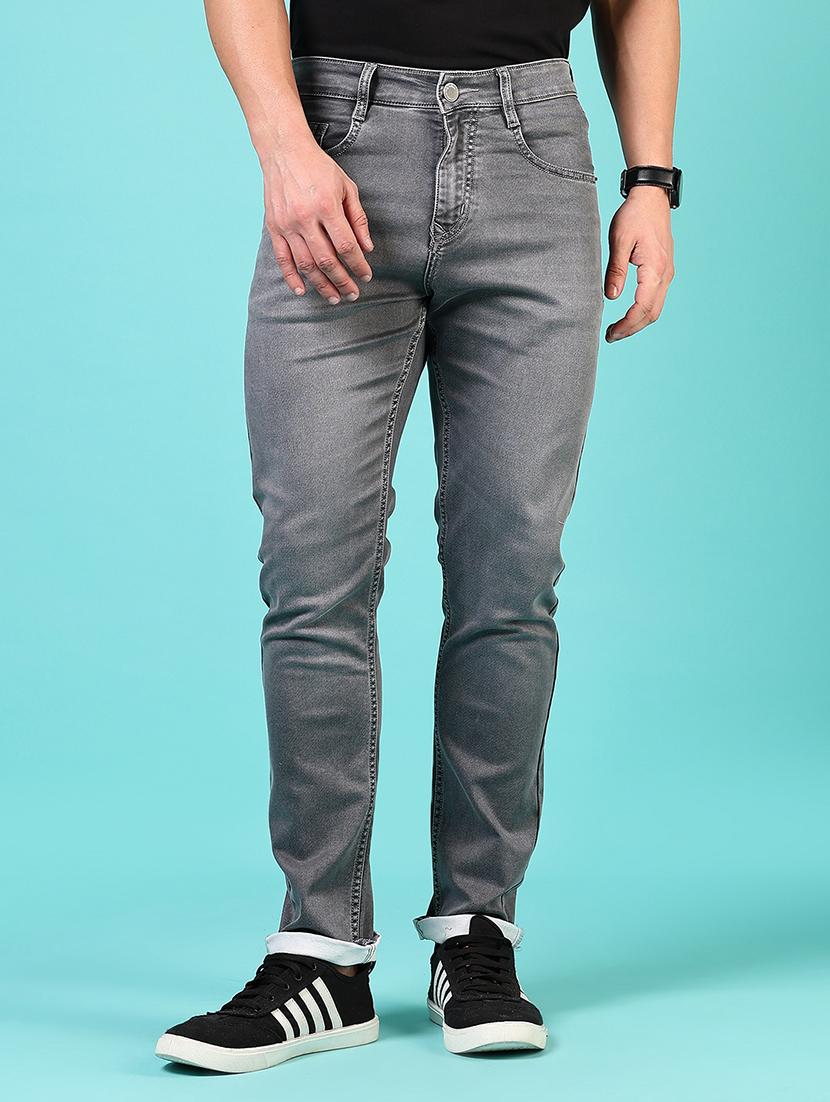 men solid mid rise slim fit jean - 21765871 - Zoom Image - 0