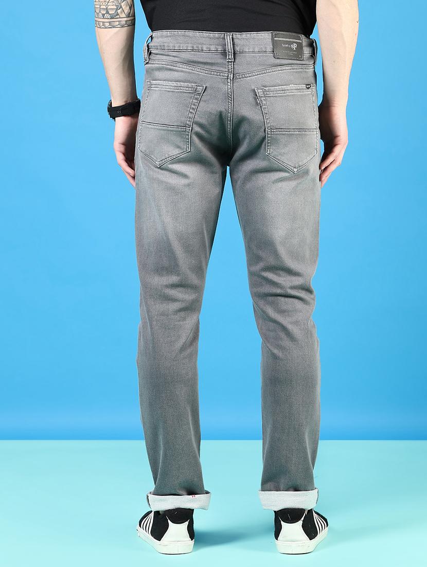 men solid mid rise slim fit jean - 21765877 - Standard Image - 3